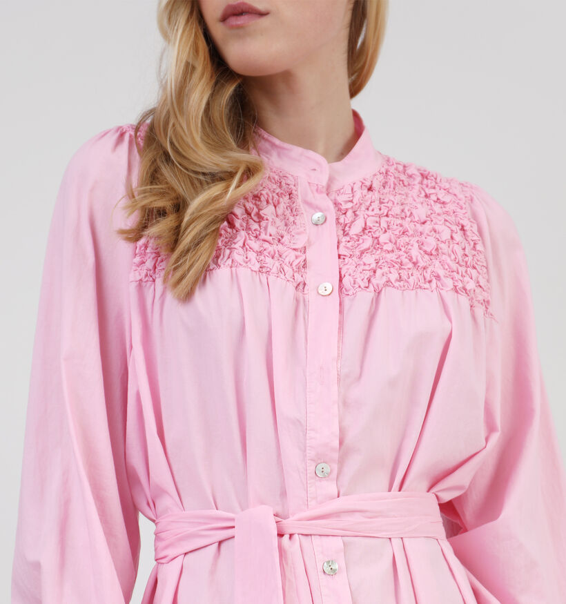 Dolce C. Robe chemise en Rose pour femmes (333096)