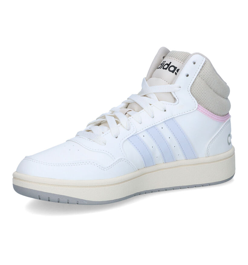 adidas Hoops 3.0 Mid Witte Sneakers voor dames (329412) - geschikt voor steunzolen
