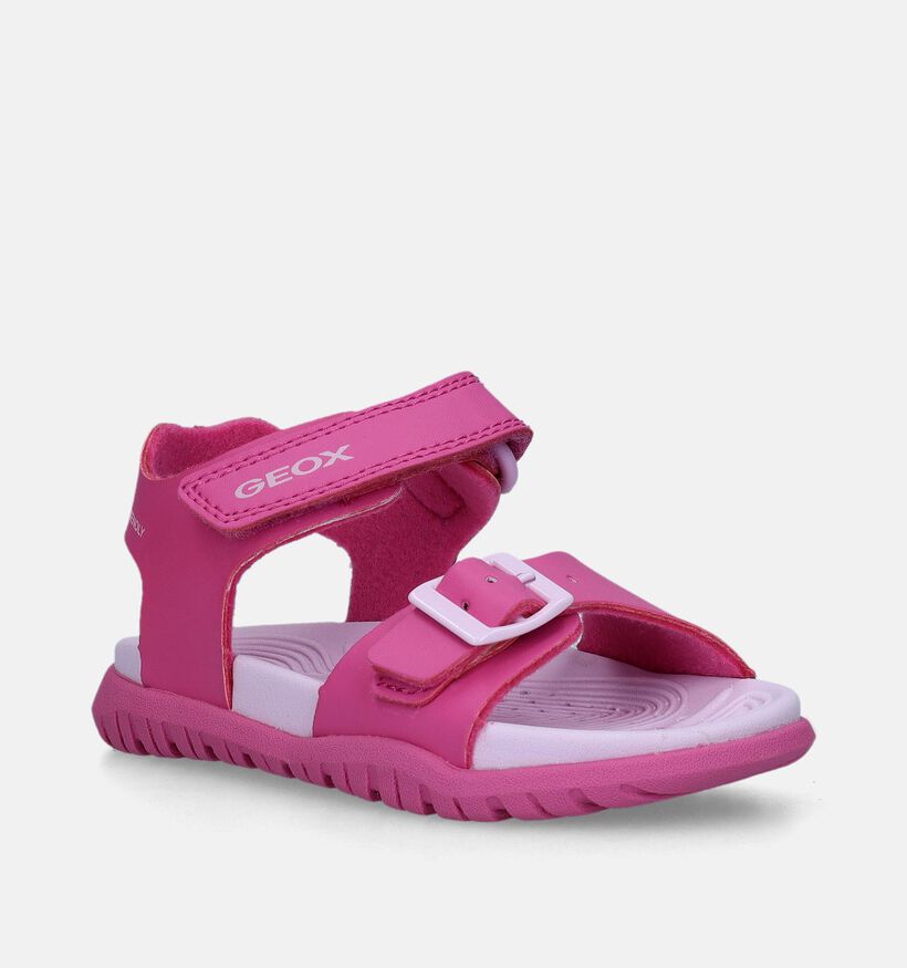 Geox Fusbetto Sandales en Fuchsia pour filles (339644)