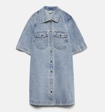 Vero Moda Curve Kleedjes Blauw