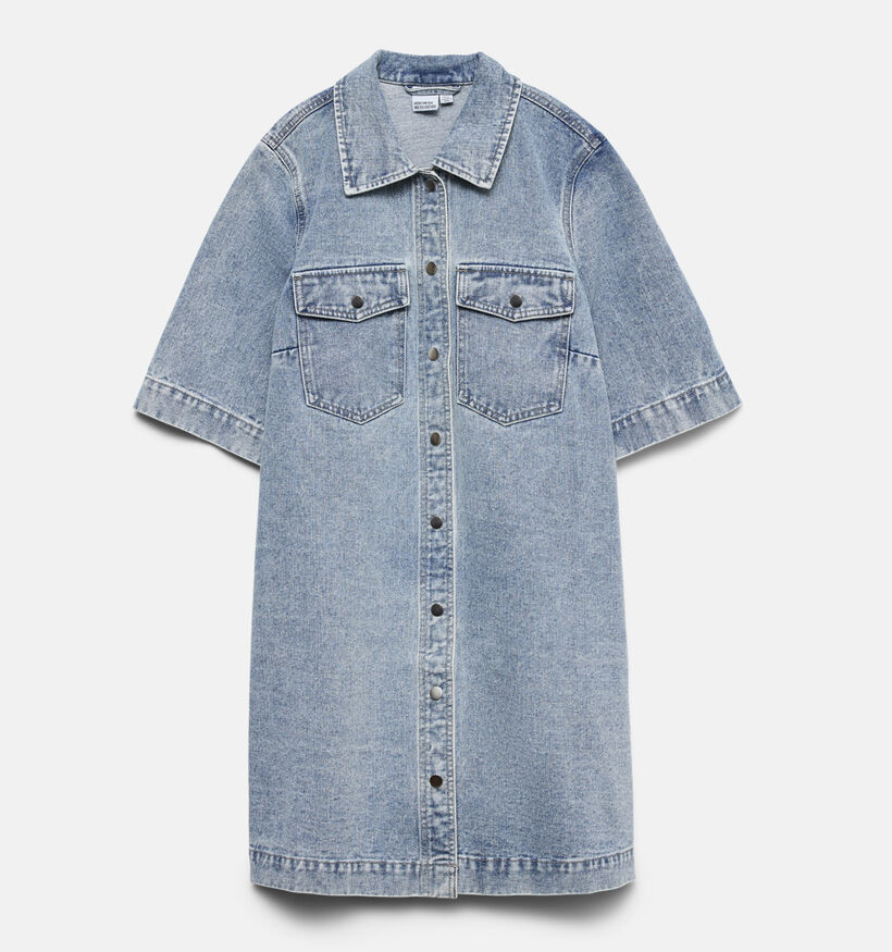 Vero Moda Curve Fenja Denim Blauwe Jeansjurk voor dames (367773)