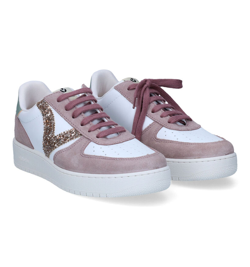 Victoria Groene Sneakers in kunstleer (314644)