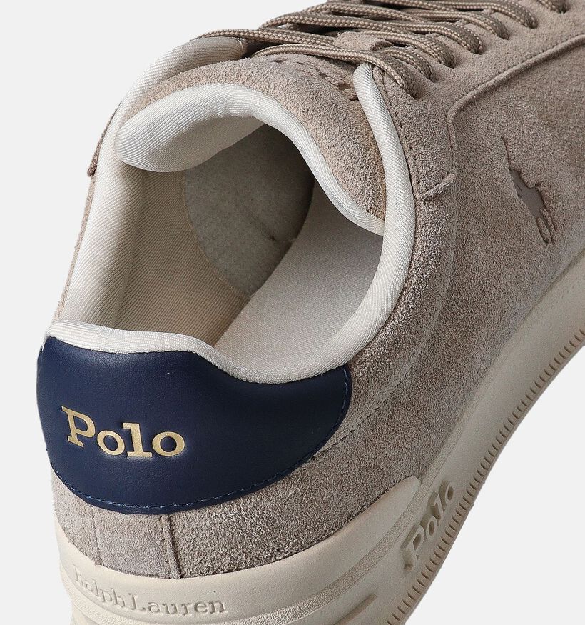 Polo Ralph Lauren HRT Court II Beige Veterschoenen voor heren (350916)