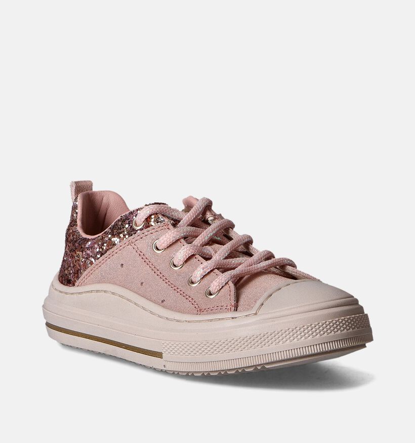 STONES and BONES Layne Roze Sneakers voor meisjes (352636) - geschikt voor steunzolen