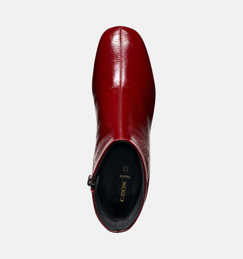 Geox Kalidine Bordeaux Enkellaarzen met Lage Hak voor dames (377783)