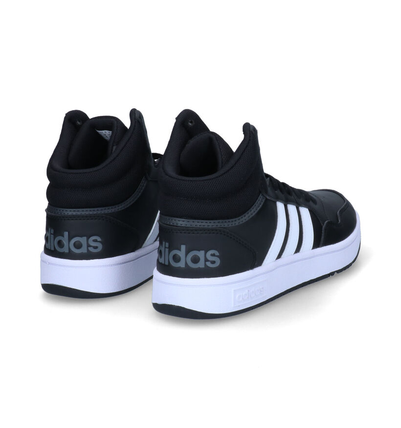 adidas Hoops 3.0 Mid Baskets en Noir pour hommes (326291)