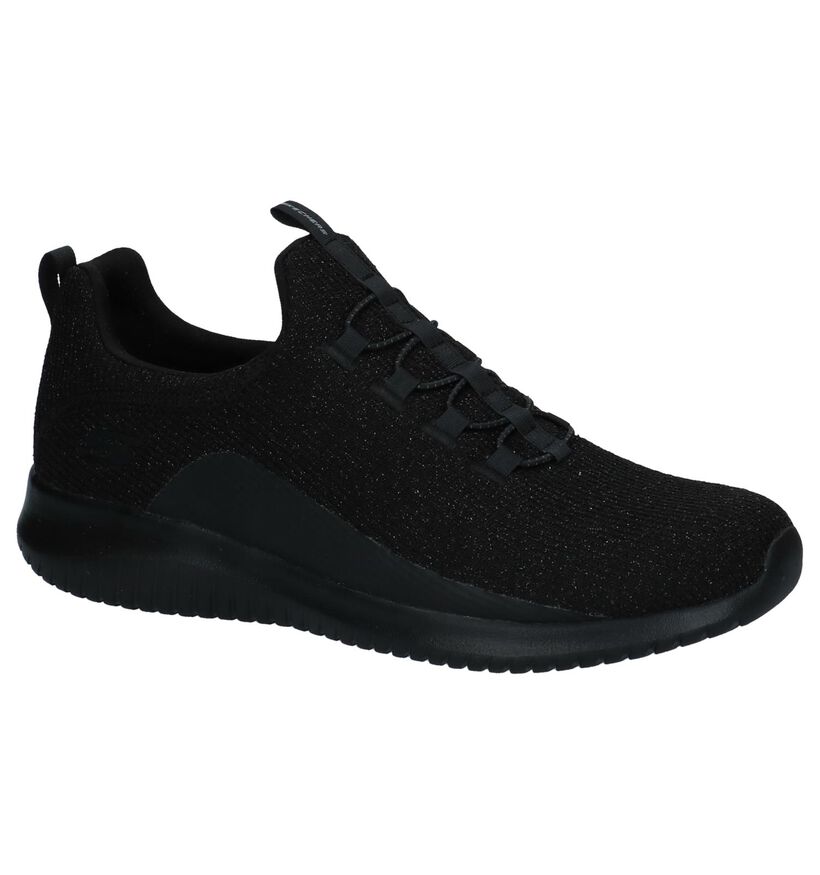 Zwarte Slip-on Sneakers Skechers Ultra Flex, Zwart, pdp