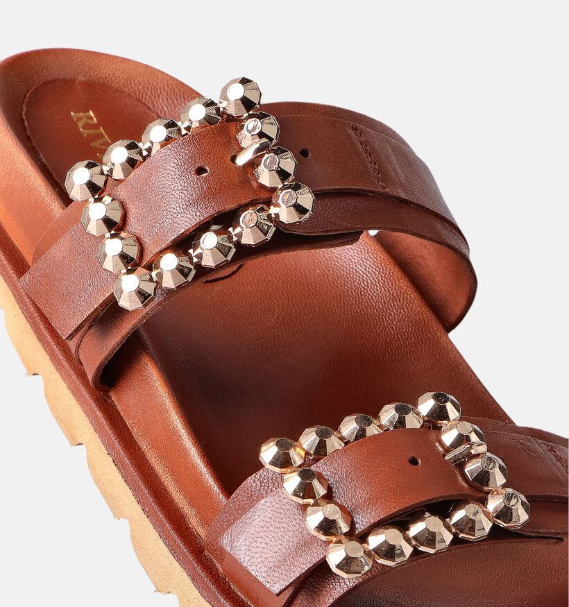 River Woods Alicia Cognac Slippers voor dames (356810)