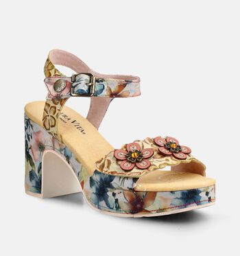 Laura Vita Sandalen Geel