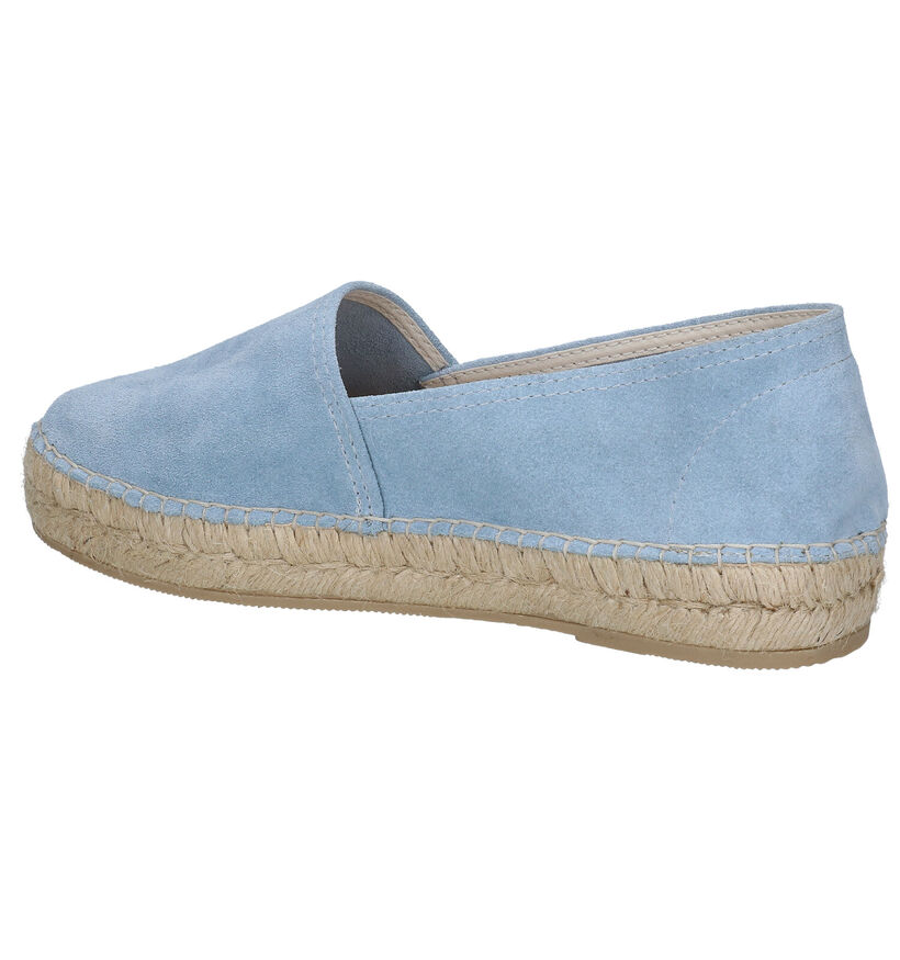 Macarena Elisa Espadrilles en Bleu en nubuck (289983)