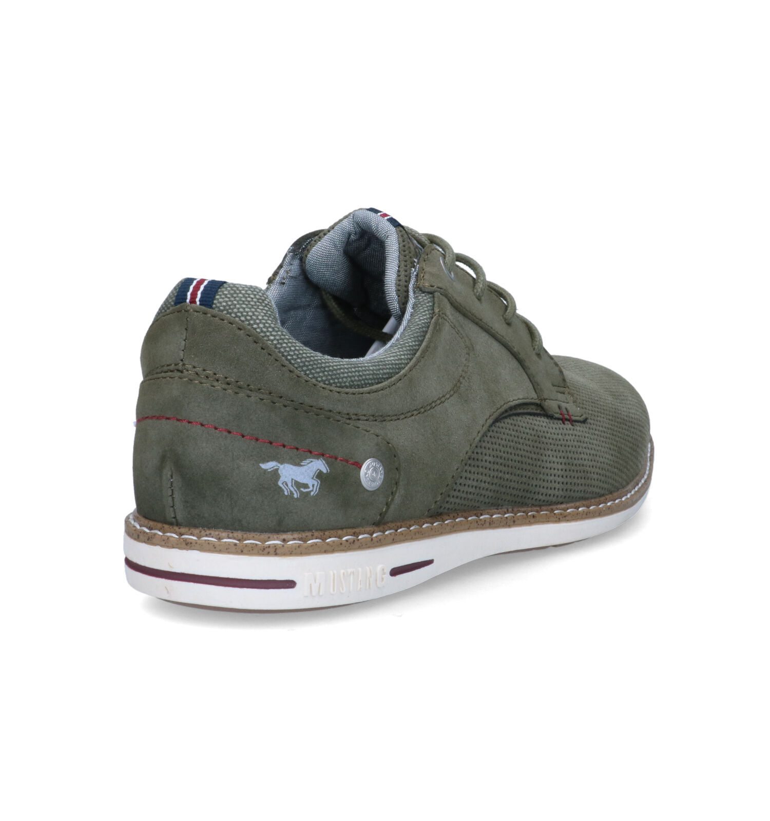 Chaussures lacets vert