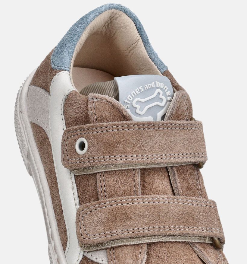 STONES and BONES Baskets basses en Beige pour gar&ccedil;ons (372292) - pour semelles orthop&eacute;diques