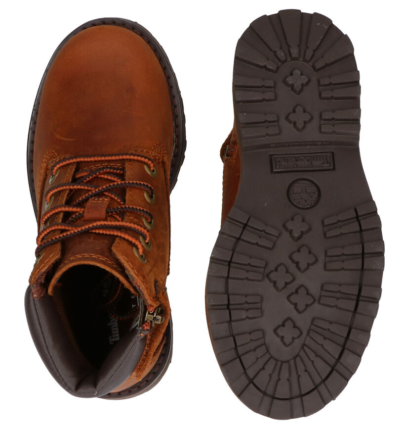 Timberland Courma Kid 6 inch Bruine Bottines voor jongens, meisjes (329077) - geschikt voor steunzolen