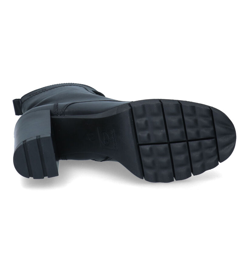 Tamaris Bottines à lacets en Noir en cuir (315423)