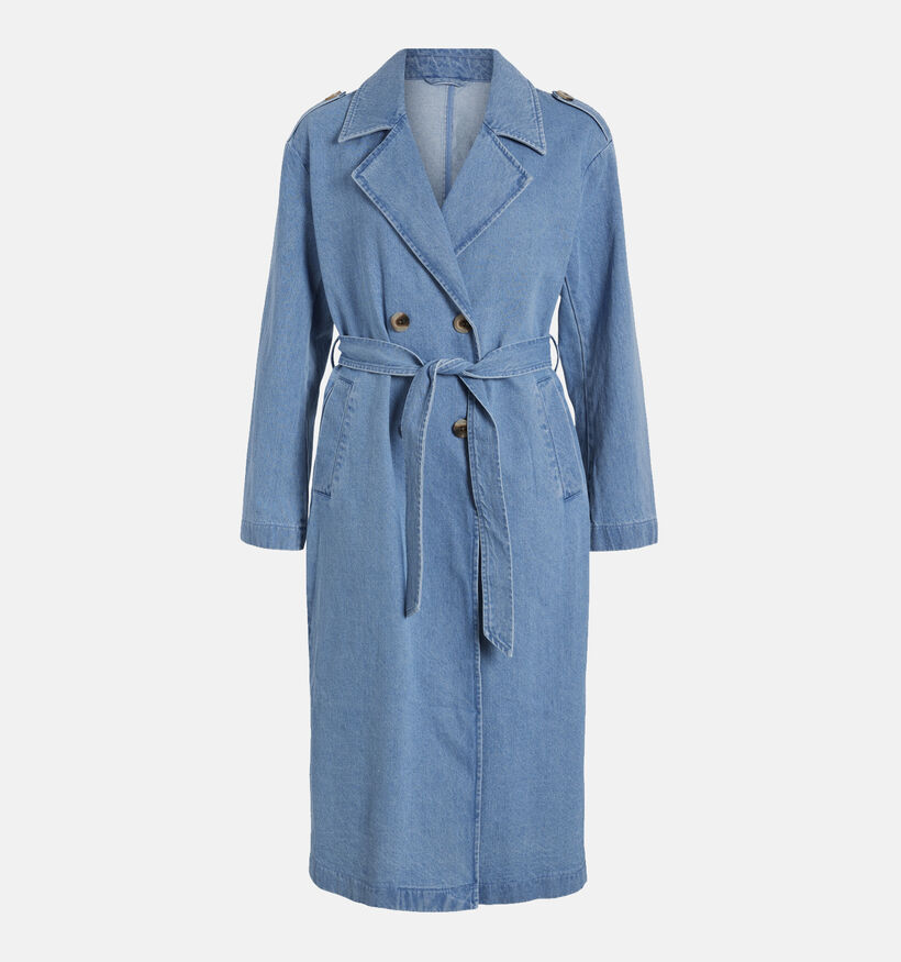 Vila Ci Trenchcoat en jeans en Bleu pour femmes (337655)