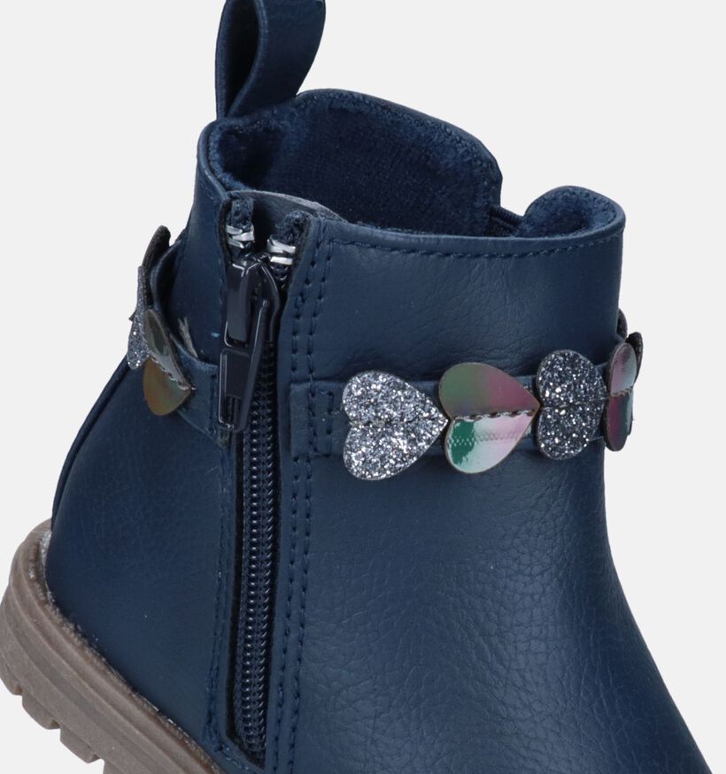 Milo & Mila Boots pour bébé en Bleu foncé pour filles (329509)