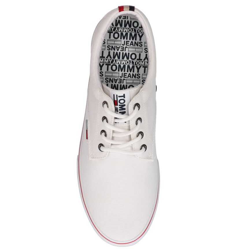 Tommy Jeans Chaussures plates en Bleu foncé en textile (285338)