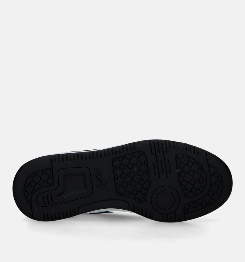 Puma Rebound v6 Baskets en Noir pour filles, garçons (342863)