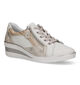 Remonte Beige Rits/Veter Schoenen in kunstleer (320237)