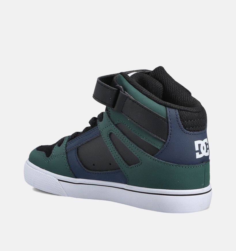 DC Shoes Pure Baskets montantes en Vert pour filles, garçons (360796) - pour semelles orthopédiques