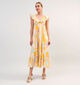 Orfeo Lona Robe maxi en Jaune pour femmes (359274)