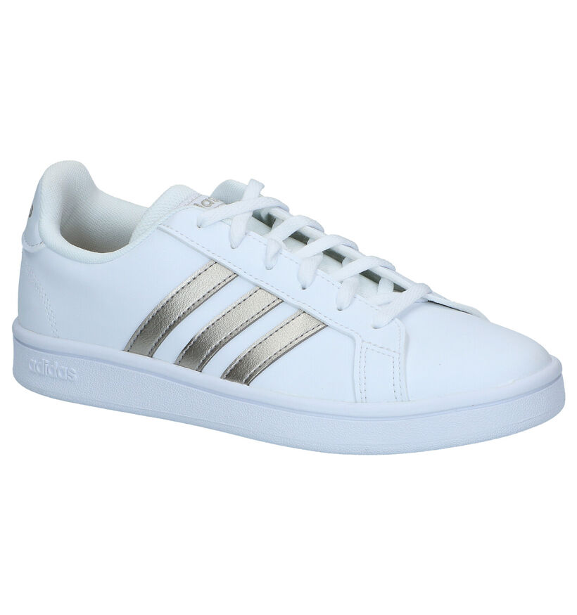 adidas Grand Court Zwarte Sneakers voor dames (334388) - geschikt voor steunzolen