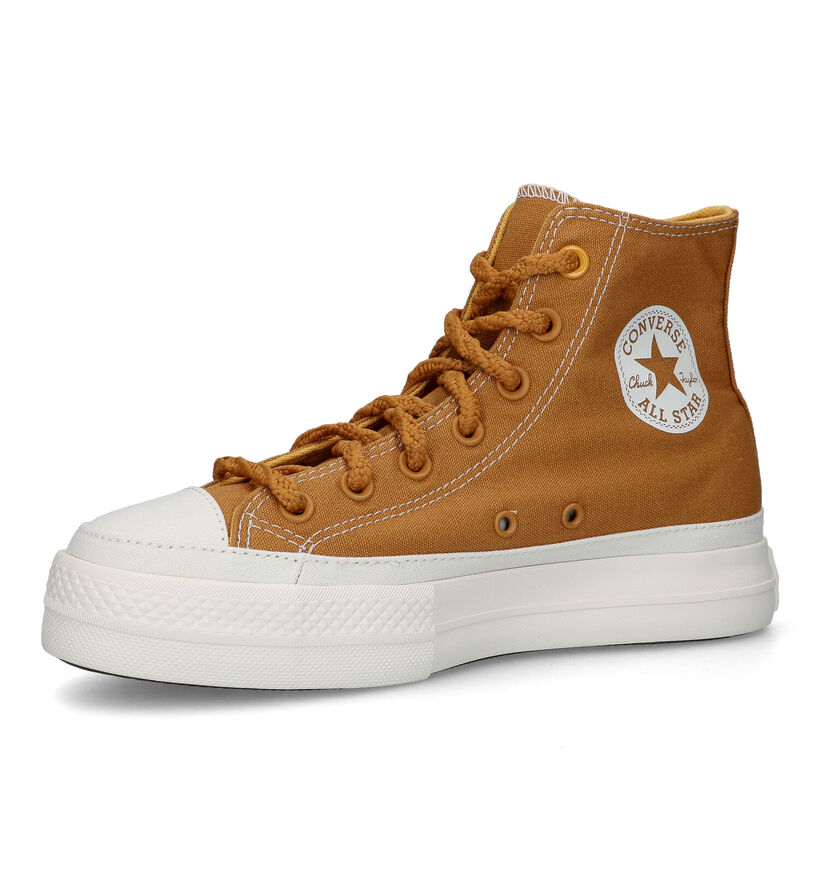 Converse CT AS Lift Platform Workwear Baskets en Jaune pour femmes (320389)