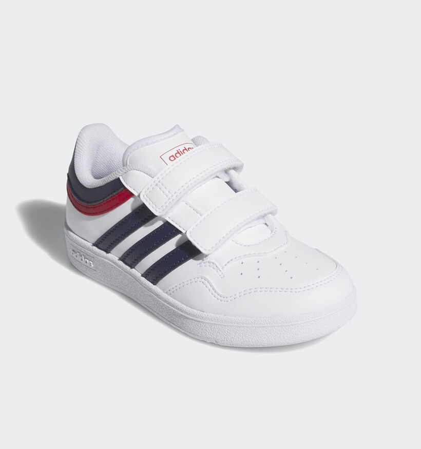 adidas Hoops 4.0 Witte Sneakers voor jongens, meisjes (362469)