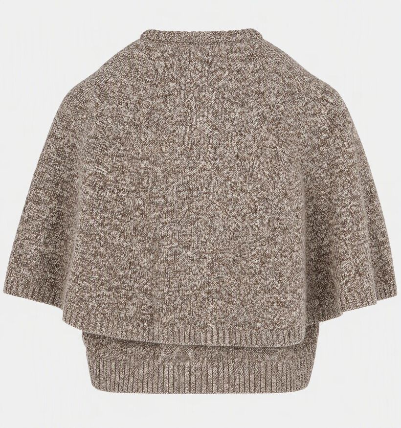 Vero Moda Faith Melange Bruine Cape Cardigan voor dames (379676)