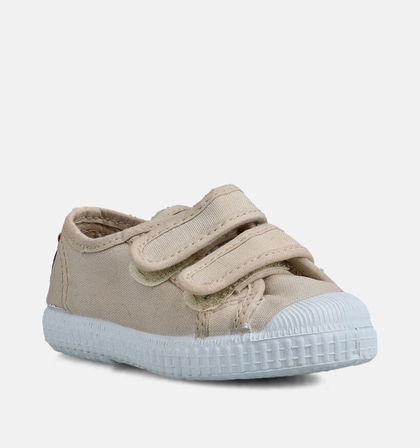 Cienta Baskets en Beige pour filles, gar&ccedil;ons (372299) - pour semelles orthop&eacute;diques