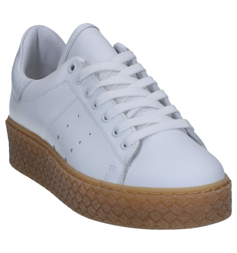 Tango Bibi Chaussures basses en Blanc en cuir (275185)