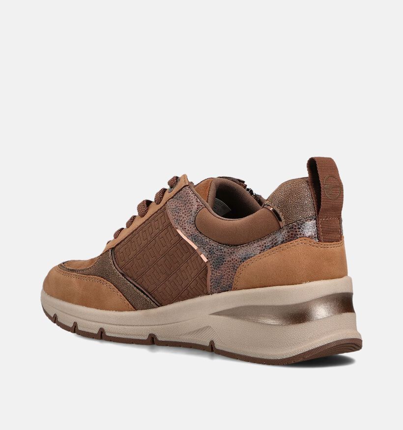 Tamaris Cognac Sneakers voor dames (360988) - geschikt voor steunzolen
