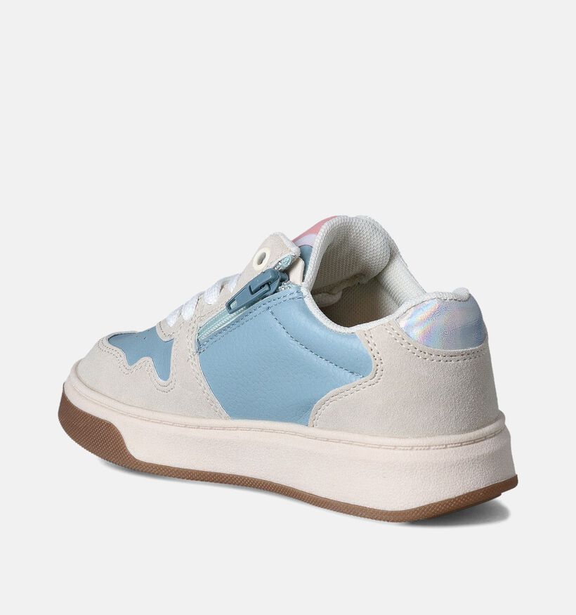 Milo & Mila Beige/Blauwe Sneakers voor meisjes (354250)