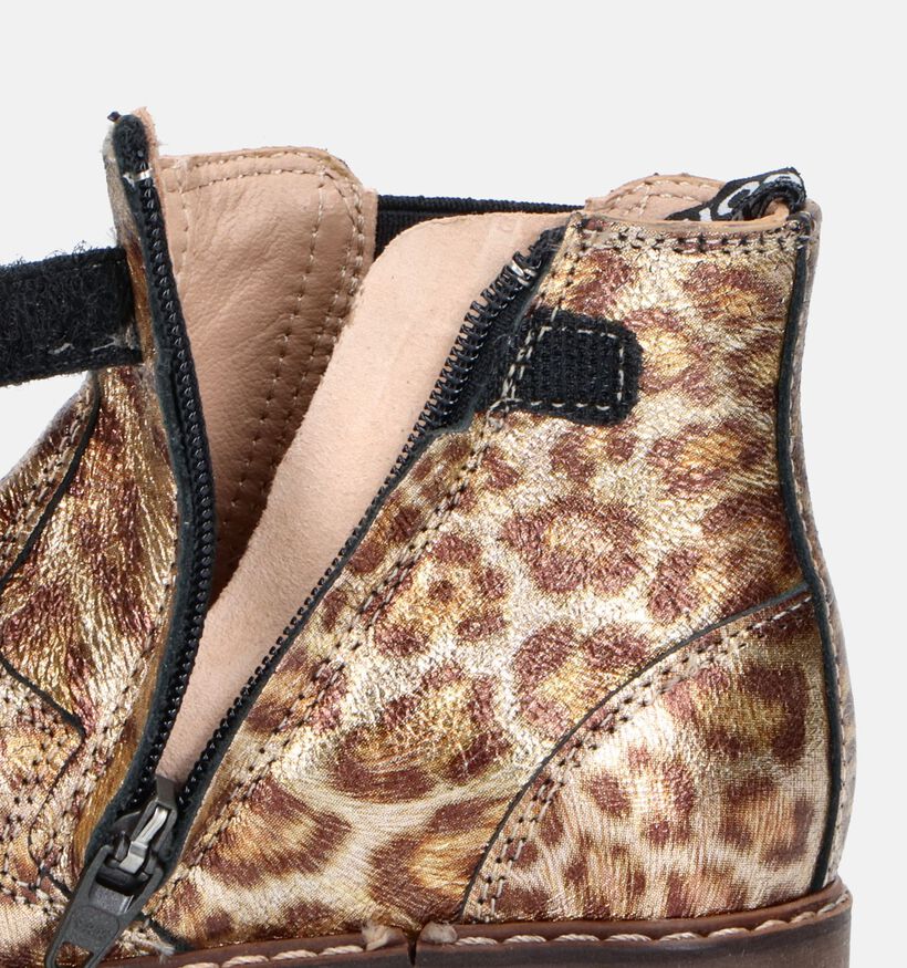 Pom d'Api City Jodzip Bruine Hoge schoenen voor meisjes (346688)