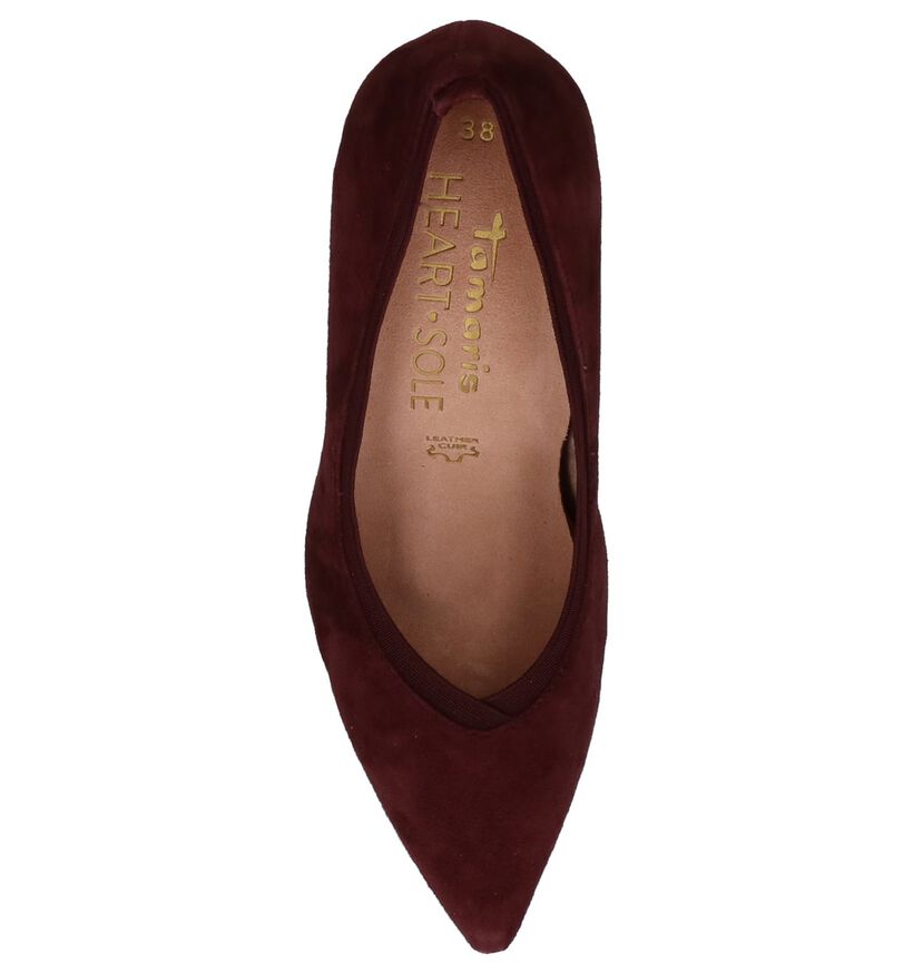 Tamaris Heart & Sole Escarpins en Noir en velours (226753)