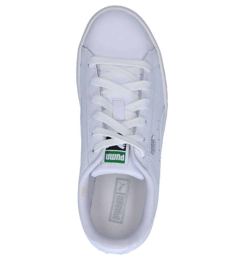 Puma Basket Classic Witte Sneakers in kunstleer (265645)