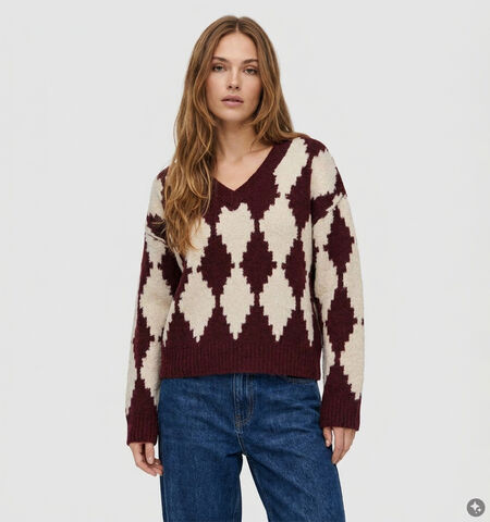 Vero Moda Pulls Bordeaux