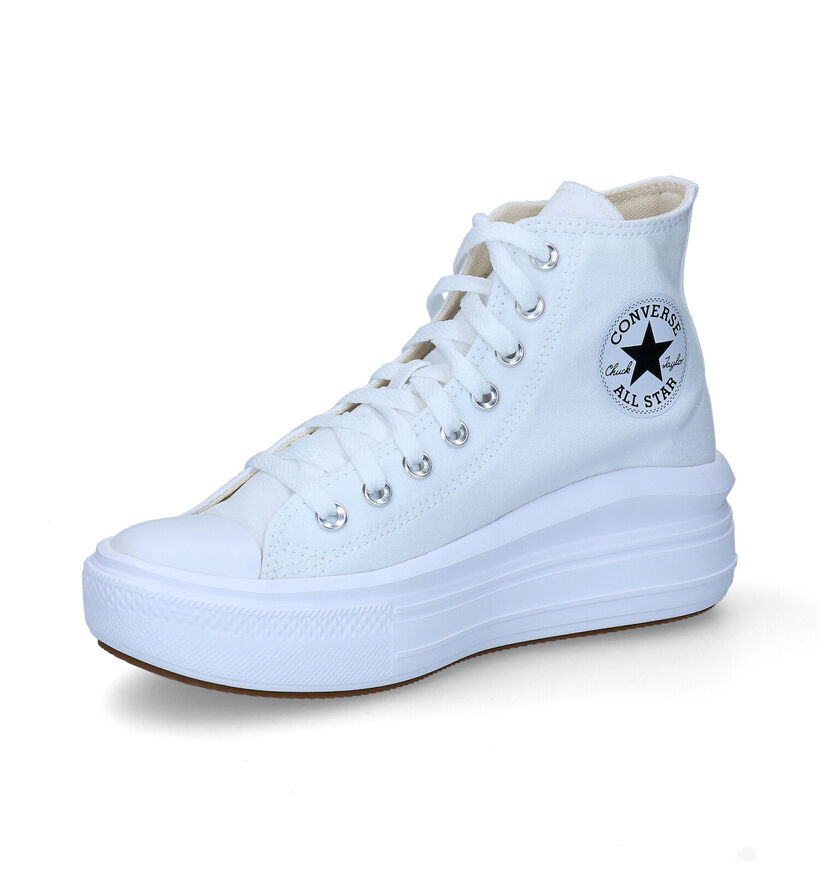 Converse Chuck Taylor AS Move High Baskets en Blanc pour femmes (317107) - pour semelles orthopédiques