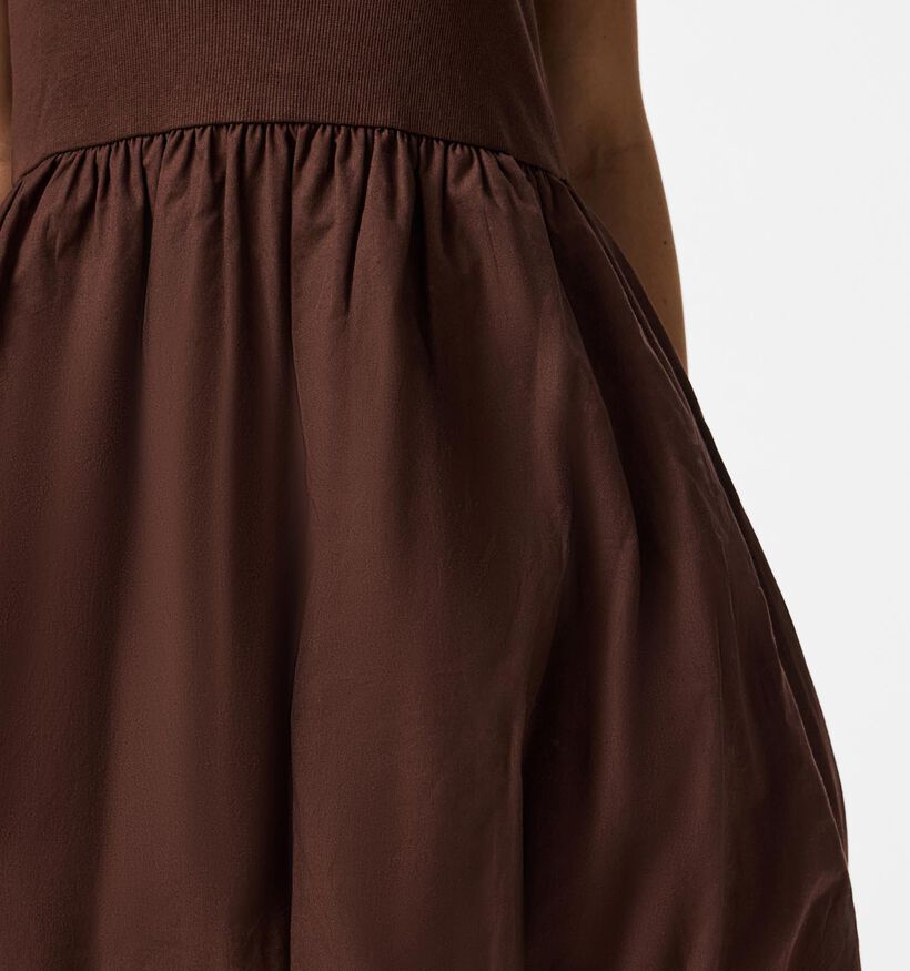Pieces Penya Robe mi-longue en Brun pour femmes (374925)