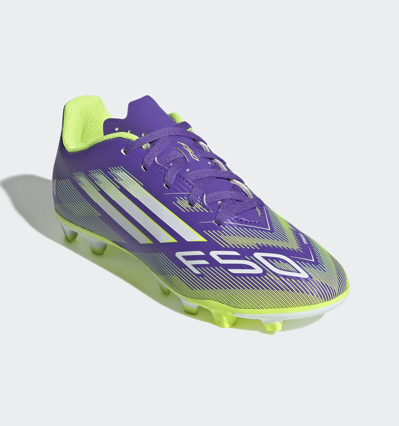 adidas F50 Club FG/MG Chaussures de foot en Violet pour filles, garçons (359780)