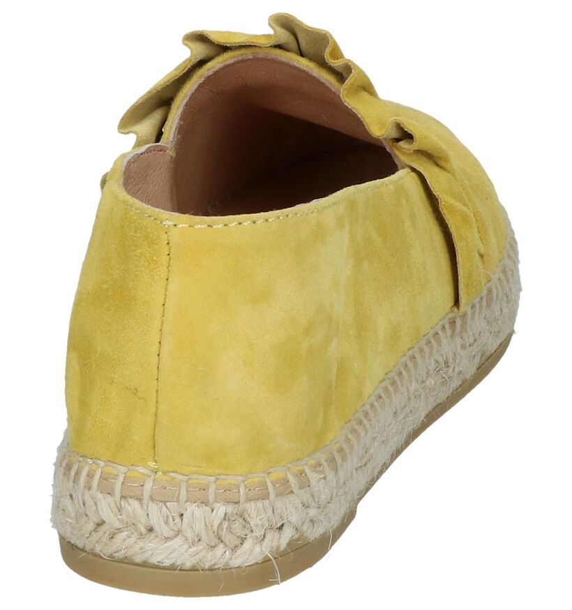 Okergele Espadrilles Kanna in nubuck (246576)