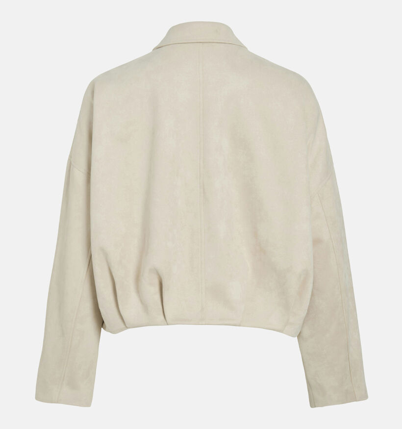 Vila Viral Manteau court en Beige pour femmes (377696)