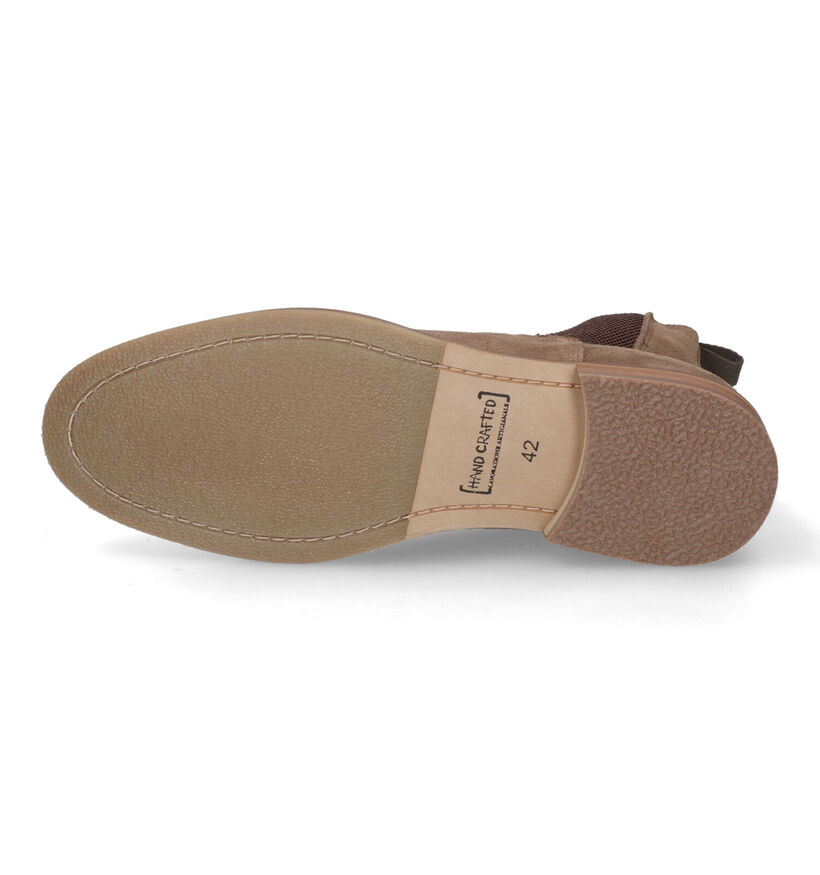Bullboxer Bottines Chelsea en Brun foncé pour hommes (312624) - pour semelles orthopédiques