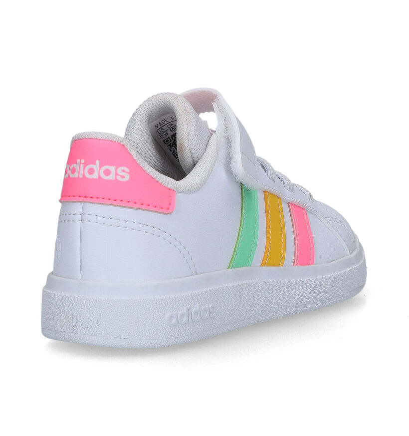 adidas Grand Court 2.0 EL Witte Sneakers voor meisjes (326902)