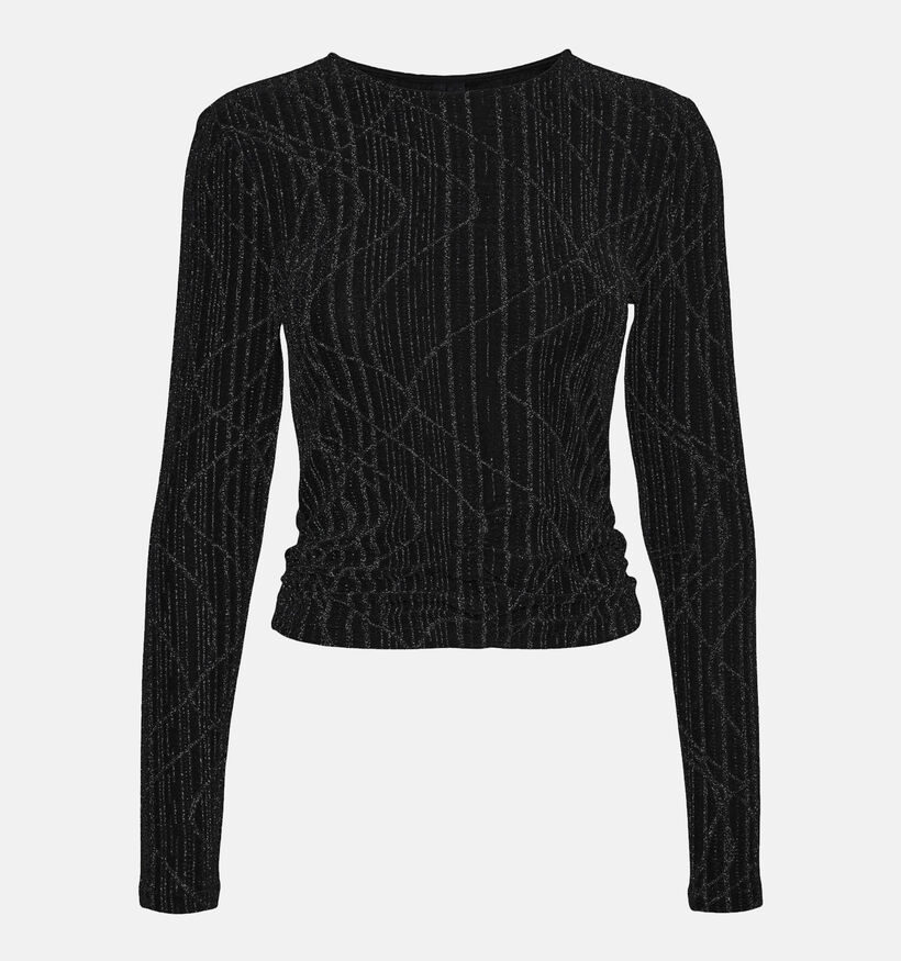 Vero Moda Kanz Zwarte Korte Longsleeve voor dames (332577)