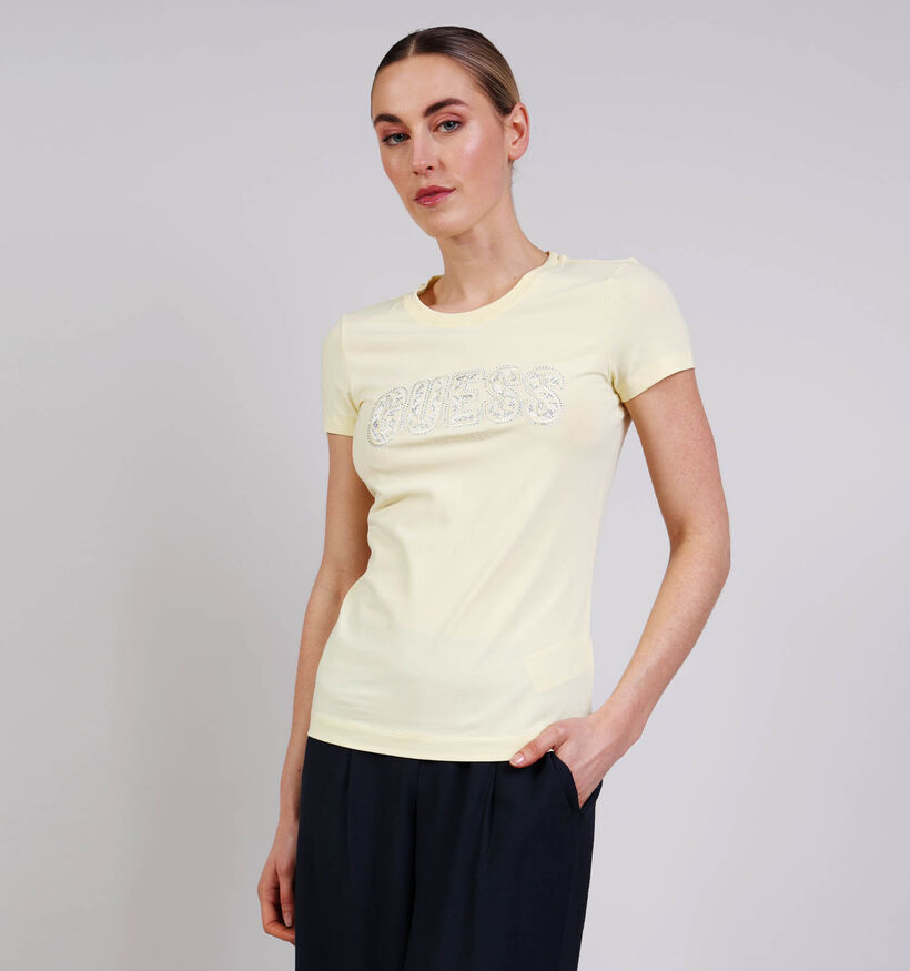 Guess T-shirt en Or pour femmes (370348)