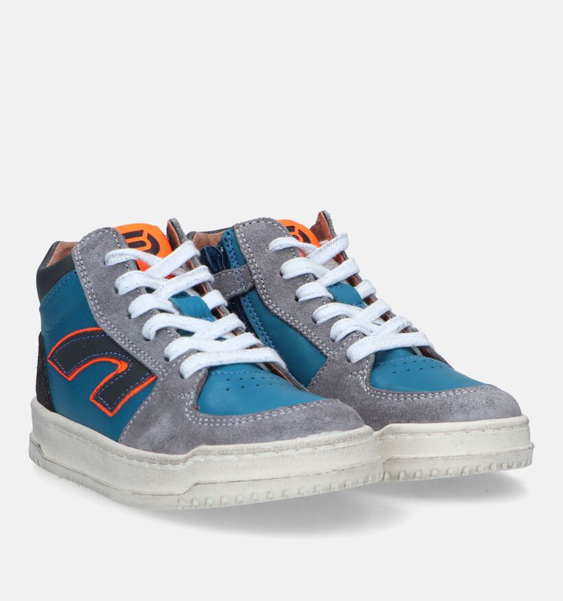 FR by Romagnoli Chaussures hautes en Bleu FR by Romagnoli Chaussures hautes en Bleu pour garçons (330282) - pour semelles orthopédiques