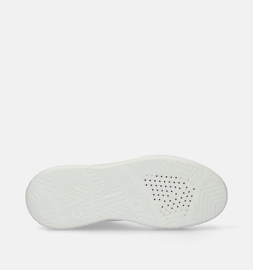 Geox Mikiroshi Witte Sneakers voor meisjes (335789) - geschikt voor steunzolen