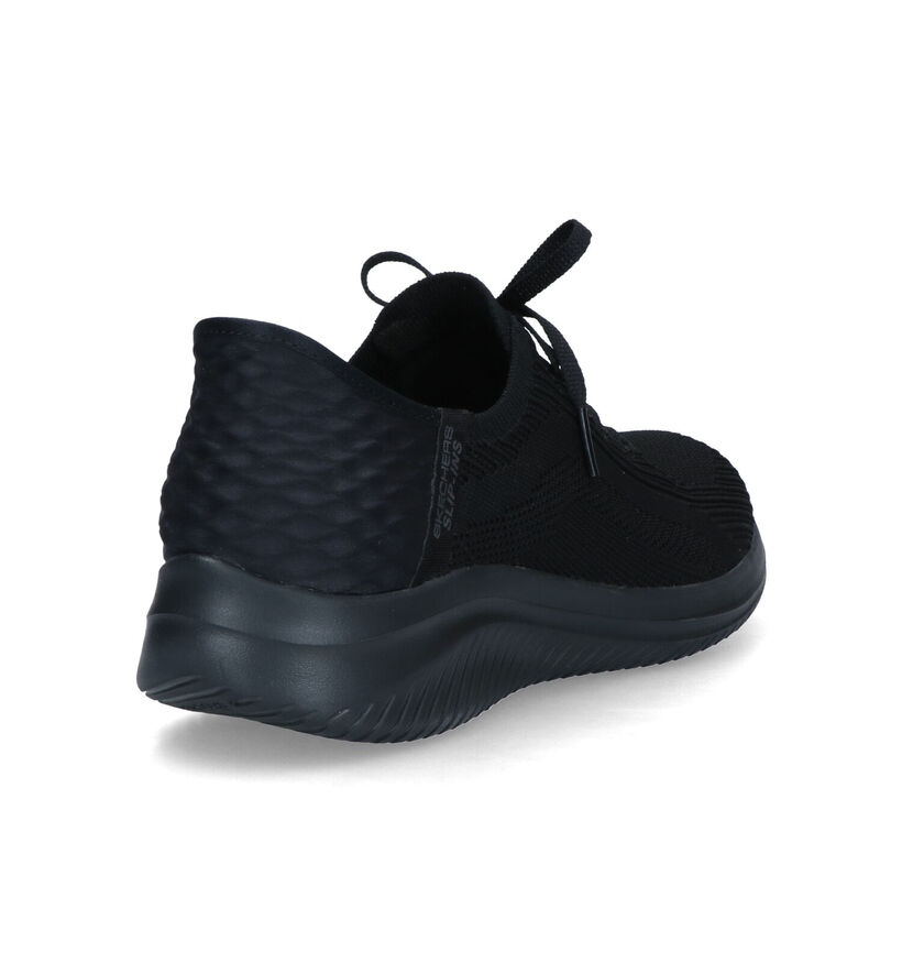 Skechers Ultra Flex 3.0 Brilliant Path Zwarte Slip-ins voor dames (328126) - geschikt voor steunzolen