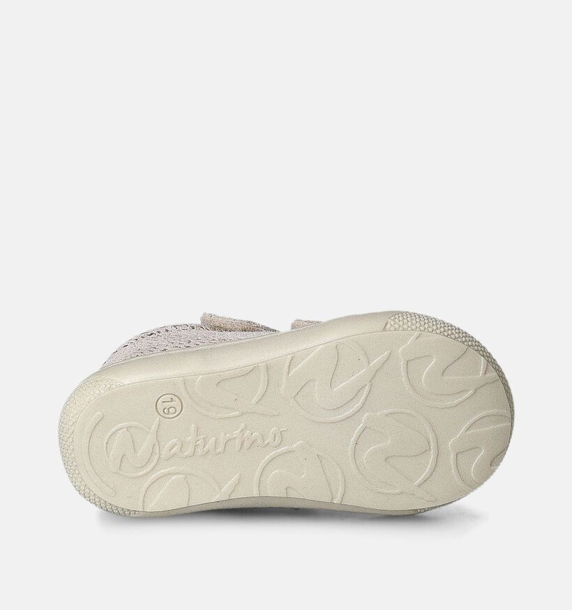 Naturino Cocoon VL Suede Gouden Babyschoenen voor meisjes (359963) - geschikt voor steunzolen